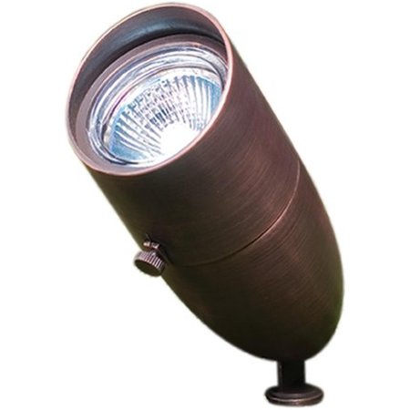 DABMAR LIGHTING Cast Brass Small Spot Light 7W LED MR16 12VAntique Bronze LV231-LED7-ABZ